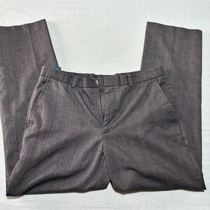 Perry Ellis Men's Dress Slacks Charcoal Gray | 32 x 30